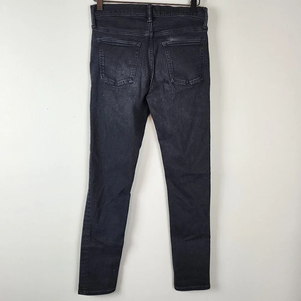 Gap black distressed skinny jeans boy sz 14
